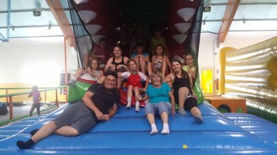 Besuch im Kinderland mit Kindern aus Weissrussland