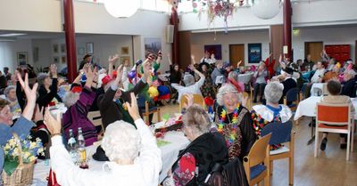 Fasnachtsfeier im Pflegeheim mit vielen Mitmachelementen