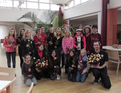 Rosenaktion im Weiler Pflegeheim